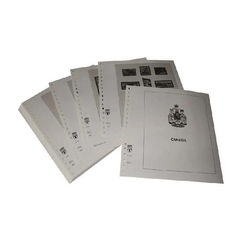 Achat Immédiat Feuilles préimprimées Lindner-T Canada 2019-2024.