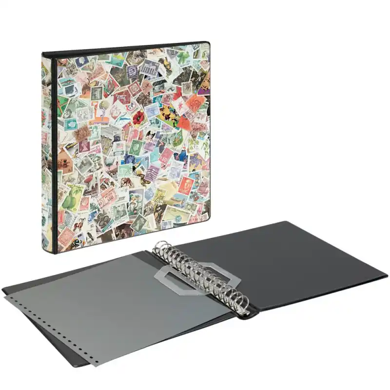 Populaire Reliure design timbres-poste à 18 anneaux Lindner.