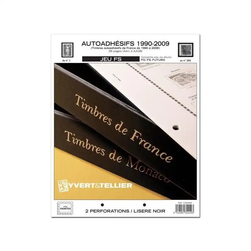 Jeux FS France timbres autoadhésifs 1990-2009 intégrale. Meilleure Vente