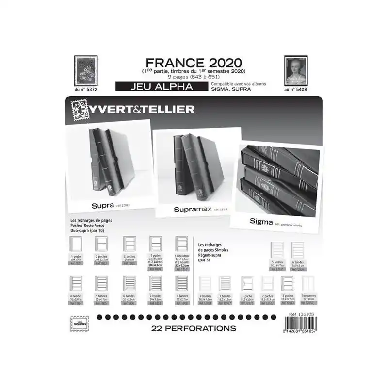 Quantité Limitée Jeux ALPHA France 2020 premier semestre sans pochettes de protection.