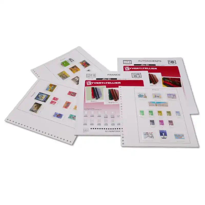 Intérieur SC Yvert France timbres autoadhésifs 1990-2009. Prix Promo
