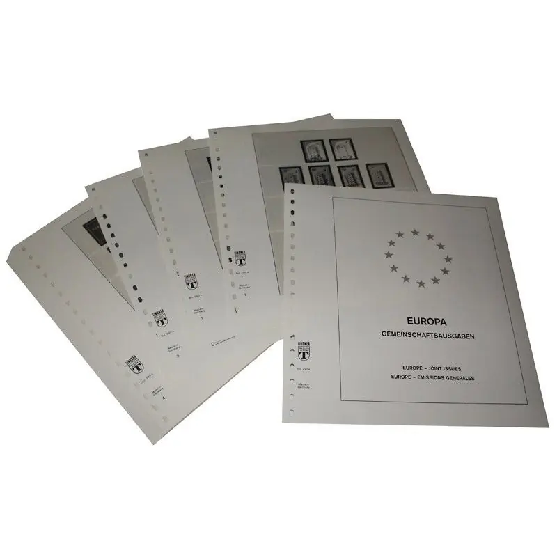 Feuilles préimprimées Lindner-T Europe CEPT 1985-1989. Acheter Direct