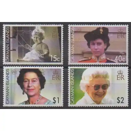 Caïmans (Iles) - 2006 - No 1009/1012 - Royauté - Principauté Réduction