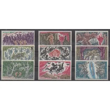 Monaco - 1969 - No 779/787 - Musique Jusqu’à Épuisement Des Stocks