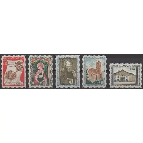 Promotion Monaco - 1968 - No 744/748 - Religion