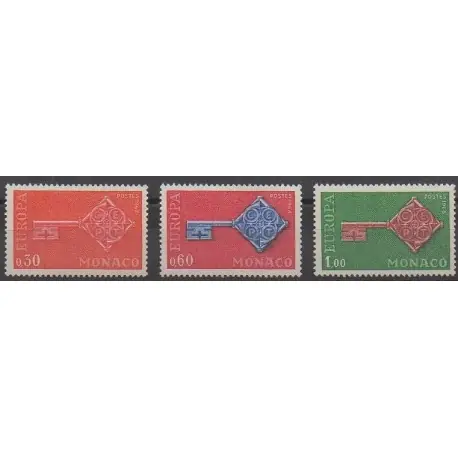 Monaco - 1968 - No 749/751 - Europa Meilleure Qualité