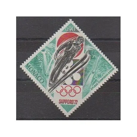 Prix Choc Monaco - 1972 - No 882 - Jeux olympiques d'hiver