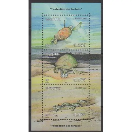 Mayotte - 2006 - No F184 - Reptiles - Espèces menacées - WWF Commander Vite