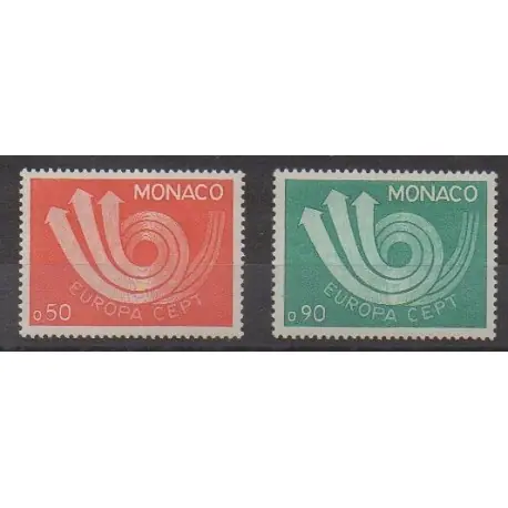 Monaco - 1973 - No 917/918 - Europa Nouvel Arrivage