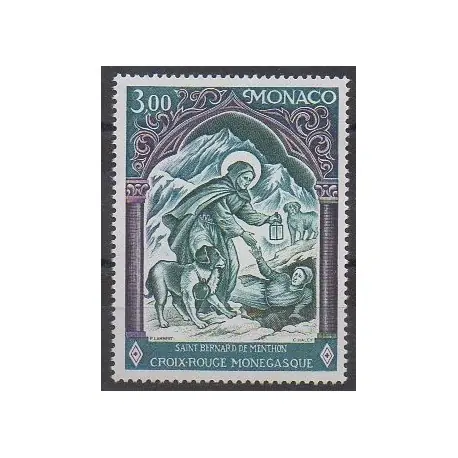 Monaco - 1974 - No 956 - Santé ou Croix-Rouge Prix Choc