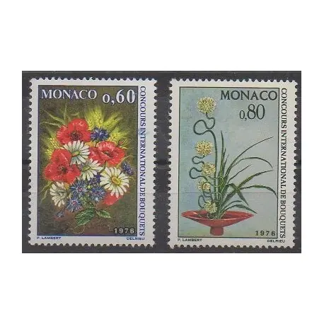Monaco - 1975 - No 1035/1036 - Fleurs Achat Immédiat