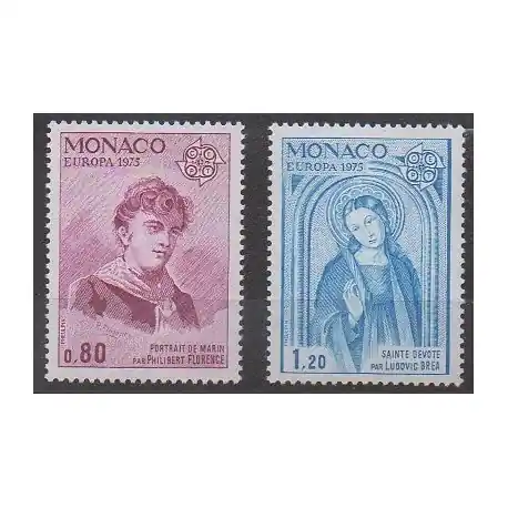 Prix Cassé Monaco - 1975 - No 1003/1004 - Europa - Peinture