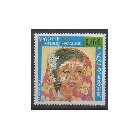 Mayotte - 2003 - No 142 - Masques ou carnaval Nouveauté