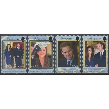 Montserrat - 2010 - No 1377/1380 - Royauté - Principauté Artisanat