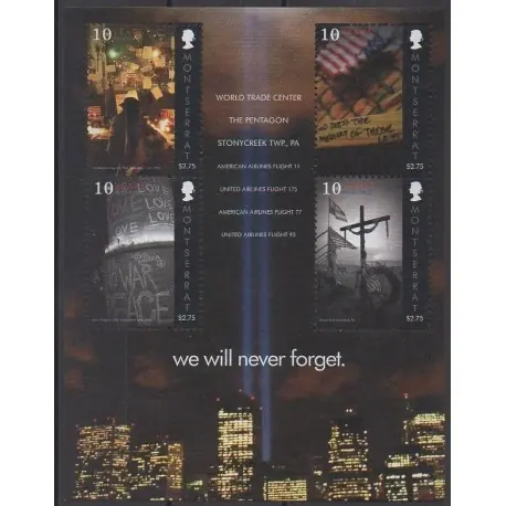 Montserrat - 2011 - No 1406/1409 - Histoire Fait Main