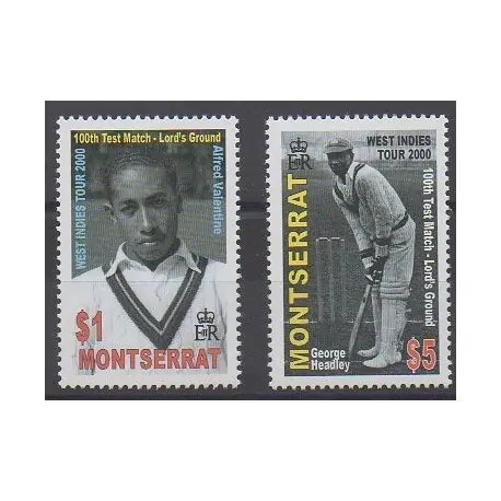Montserrat - 2000 - No 1021/1022 - Sports divers Réduction
