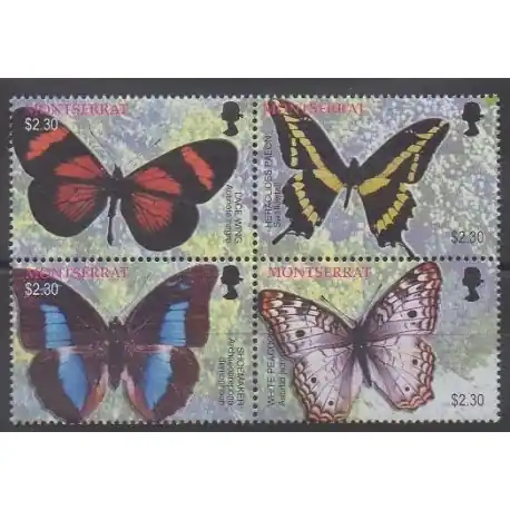 Achat Immédiat Montserrat - 2004 - No 1126/1129 - Insectes