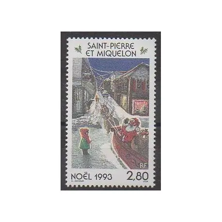 Achetez Aujourd’hui Saint-Pierre et Miquelon - 1993 - No 591 - Noël