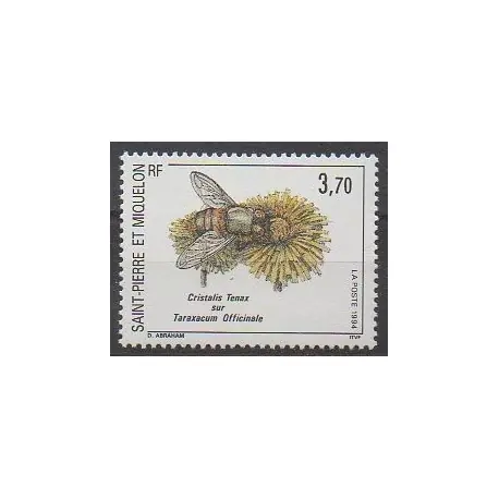 Livraison Mondiale Saint-Pierre et Miquelon - 1994 - No 594 - Insectes