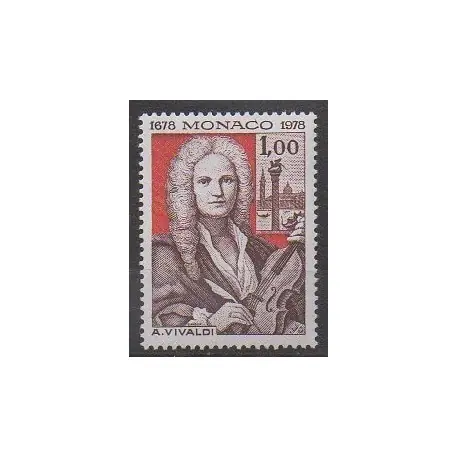 Monaco - 1978 - No 1133 - Musique Meilleure Vente
