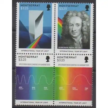 Montserrat - 2015 - No 1551/1554 - Sciences et Techniques Offre Exclusive
