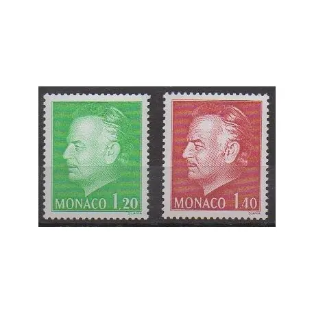 Monaco - 1980 - No 1233/1234 Livraison Mondiale