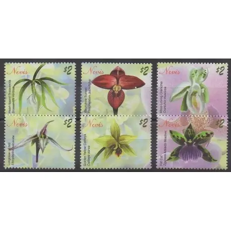 Nevis - 2010 - No 2125/2130 - Orchidées Produit De Marque