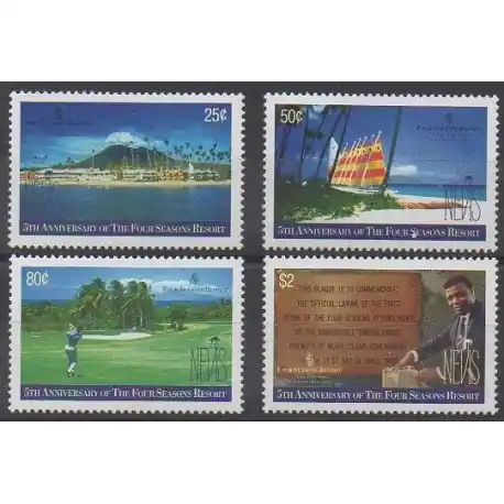 Marque Nevis - 1995 - No 923/926 - Tourisme