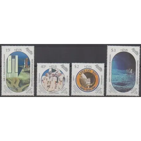 Paiement Sécurisé Nevis - 1989 - No 513/516 - Espace