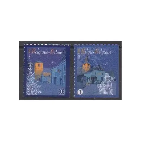 Belgique - 2012 - No 4271/4272 - Noël Réduction