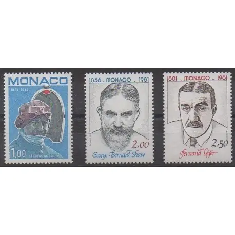 Acheter Direct Monaco - 1981 - No 1290/1292 - Célébrités
