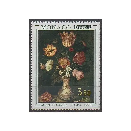 Monaco - 1973 - No 916 - Fleurs Meilleure Vente