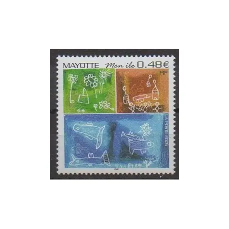 Mayotte - 2005 - No 178 - Dessins d'enfants Soldes