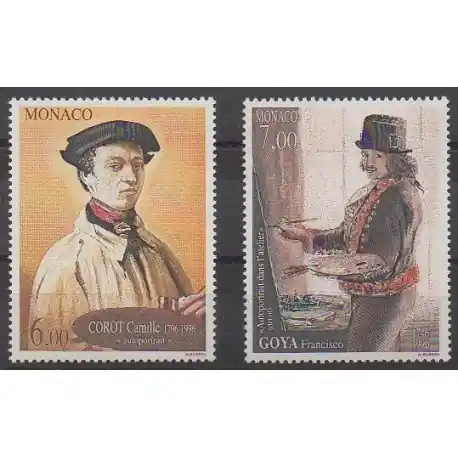 Monaco - 1996 - No 2068/2069 - Peinture Bon Plan