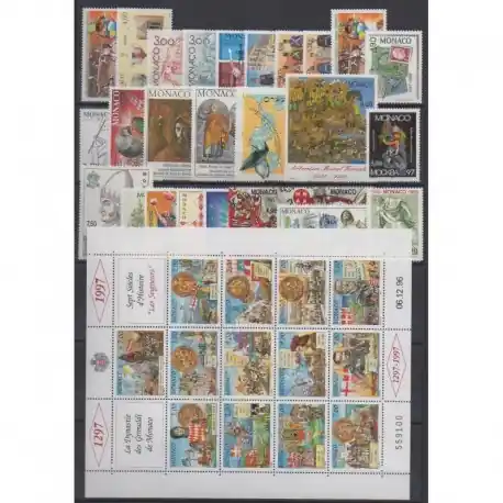 Monaco - Année complète - 1997 - No 2086/2145 - BF75/BF78 Promotion Saisonnière