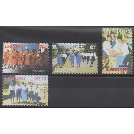 Lesotho - 2005 - No 1860/1863 - Scoutisme Marque