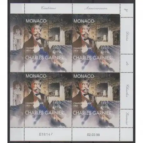 Monaco - 1998 - No F2156 - Architecture Nouvelle Collection