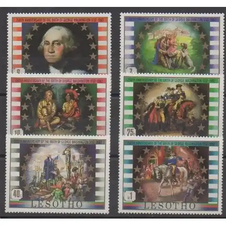 Petit Prix Lesotho - 1982 - No 492/497 - Histoire