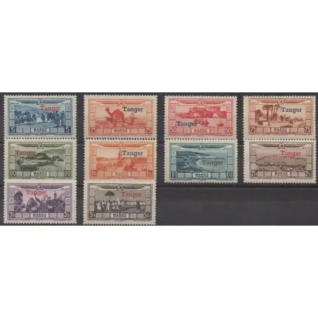 Maroc - 1928 - No PA22/PA31 Quantité Limitée