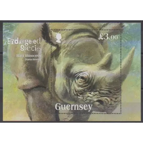 Vente Directe Guernesey - 2018 - No F1686 - Mammifères - Espèces menacées - WWF