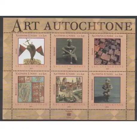 Livraison Gratuite Nations Unies (ONU - Genève) - 2004 - No 498/503 - Art