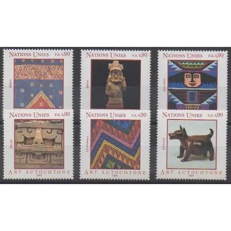 Nations Unies (ONU - Genève) - 2003 - No 471/476 - Art Livraison Mondiale