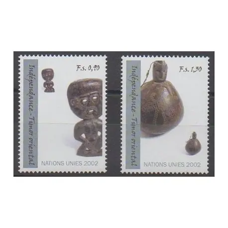 Nations Unies (ONU - Genève) - 2002 - No 451/452 - Art Nouveauté