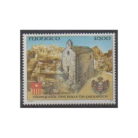 Monaco - 1992 - No 1841 - Monuments Commander Maintenant