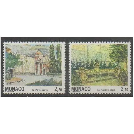 Livraison Express Monaco - 1992 - No 1832/1833 - Peinture