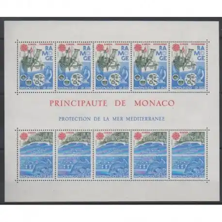 Achetez Aujourd’hui Monaco - Blocs et feuillets - 1986 - No BF34 - Environnement - Europa