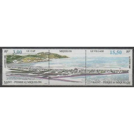 Livraison Mondiale Saint-Pierre et Miquelon - 1996 - No 640A - Sites