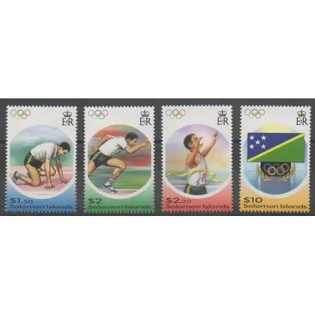 Marque Salomon (Iles) - 2004 - No 1021/1024 - Jeux Olympiques d'été