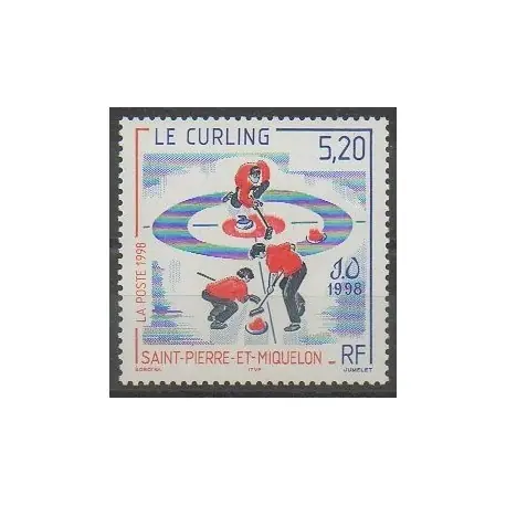 Nouveauté Saint-Pierre et Miquelon - 1998 - No 670 - Jeux olympiques d'hiver