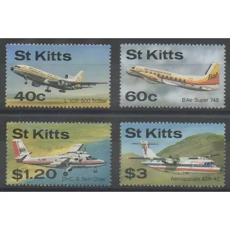 Offre Exclusive Saint-Christophe - 1987 - No 637/640 - Aviation